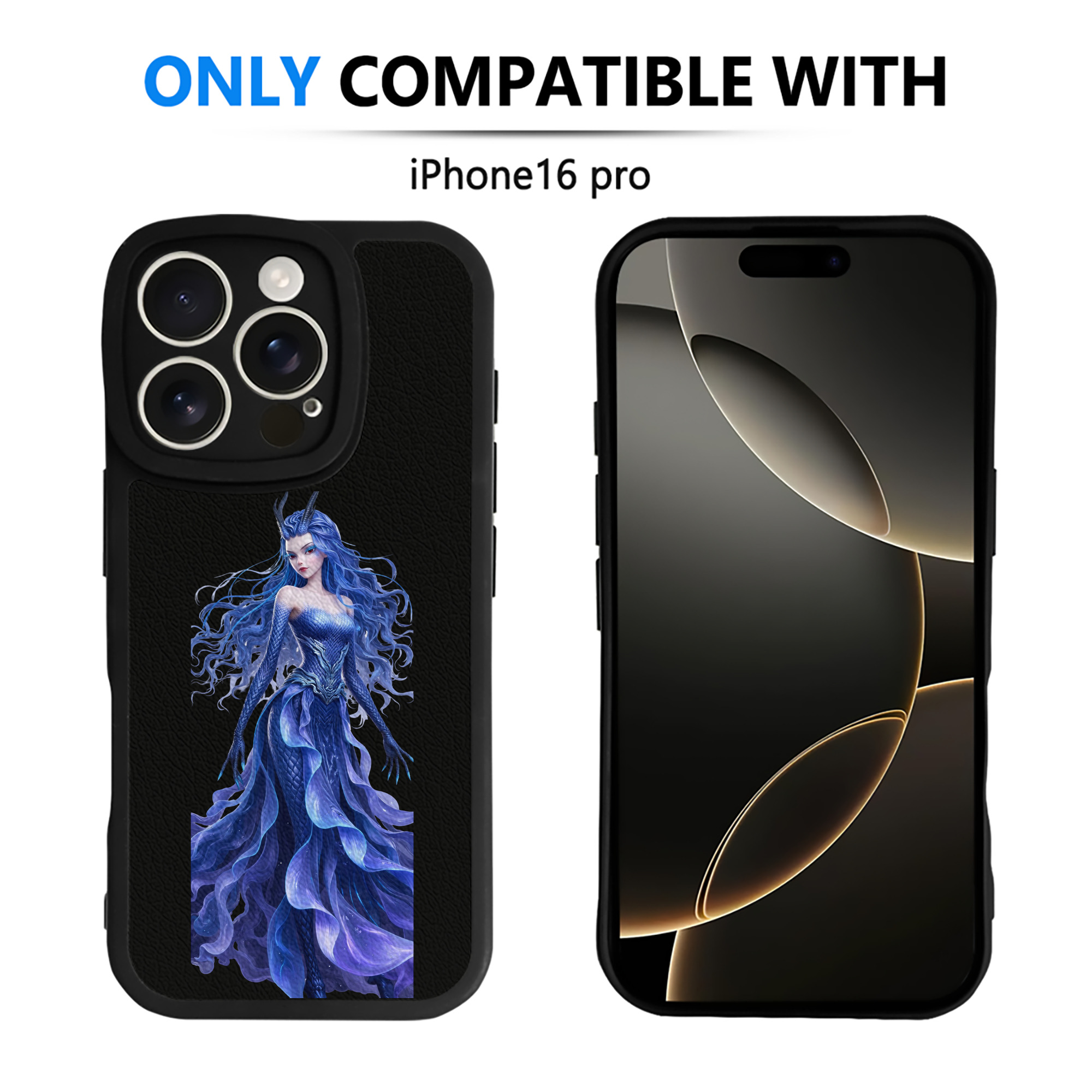 （画像用） Ne Zha 2 ナタ 魔童の大暴れ 【iPhone 16シリーズ対応】シリコンスマホケース（レザー調） 材質：シリコン